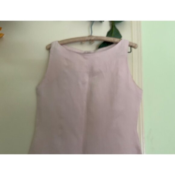 Tropic of Linen Shift Dress Sz 12 100% Linen Career Minimalist Casual - Picture 7 of 8